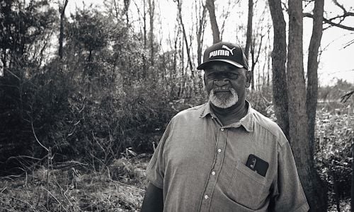 Walter Moorer, a resident of Africatown in Mobile.