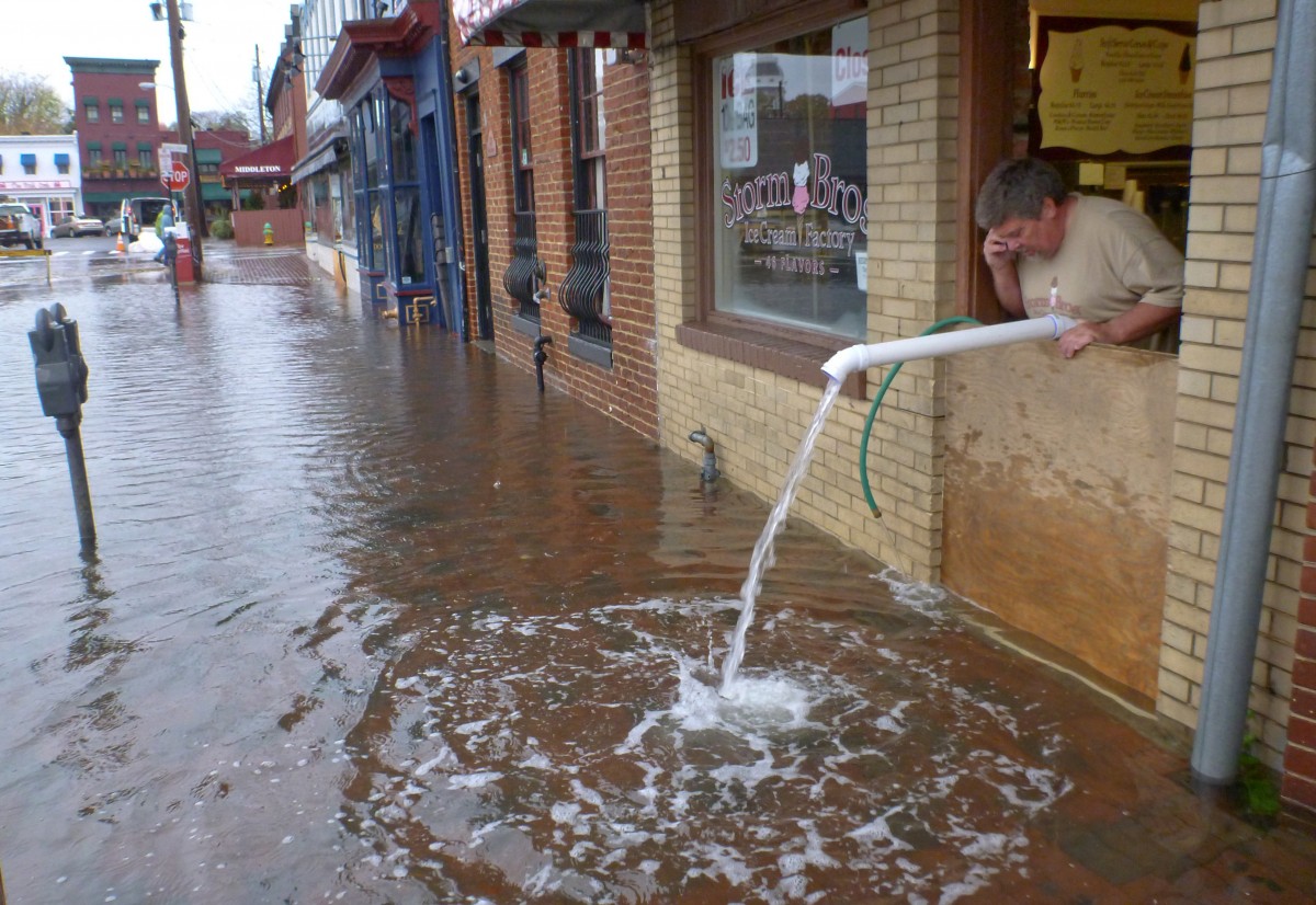 which organization help nyc flood water after sandy