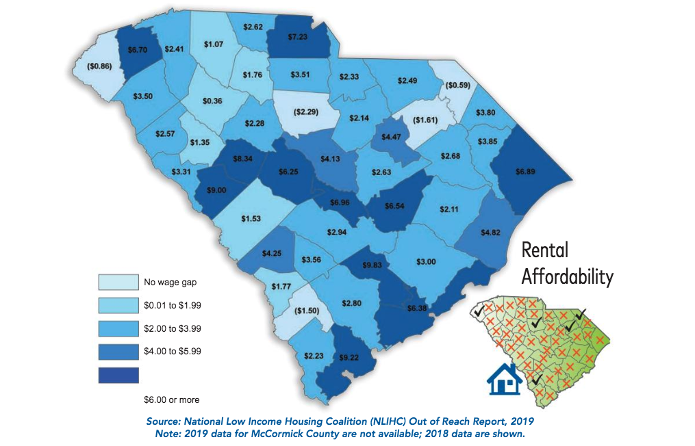 Shortage of Affordable Housing Costs South Carolina 8 Billion a Year