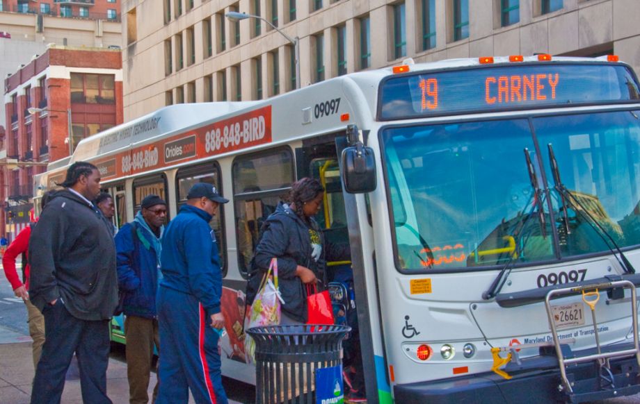 MTA bus in Baltimore