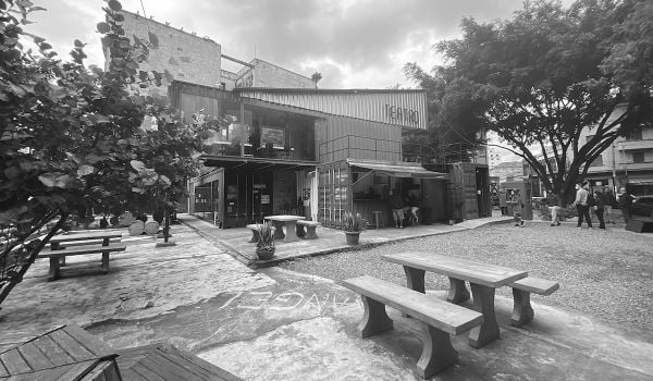 The Teatro de Contêiner Mungunzá in Luz neighborhood, São Paulo, Brazil.