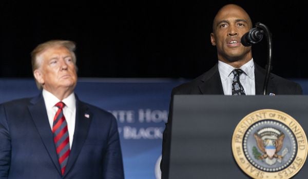 President Donald J. Trump  and Secretary of Housing and Urban Development Scott Turner