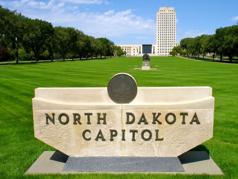 North Dakota's capitol building