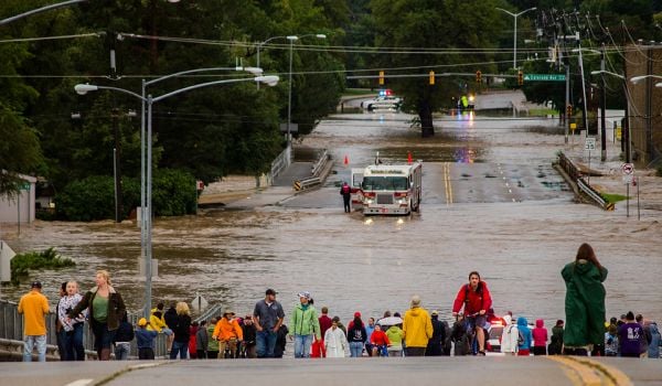 Flooding in Longmont, Colorado in 2013