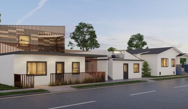 A rendering of Genesis LA's developments in South LA
