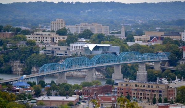 City scape of Chattanooga, TN.