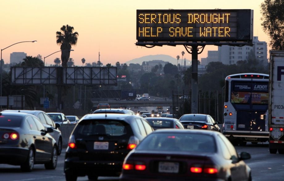 California drought warning