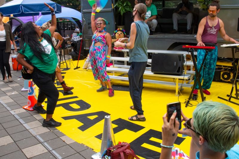 A dance party in Washington Heights with The People's Bus