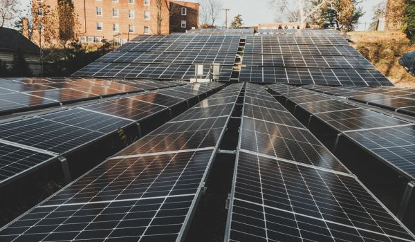 Solar arrays at Fairfax Village