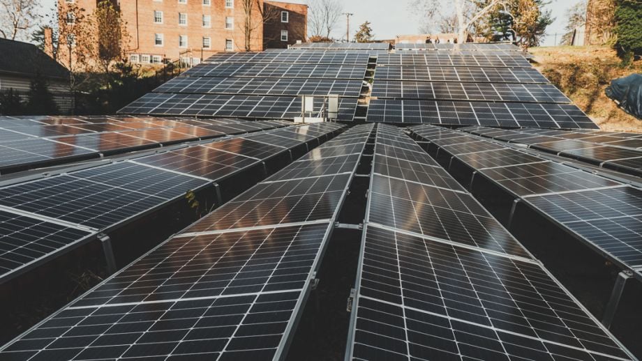 Solar arrays at Fairfax Village