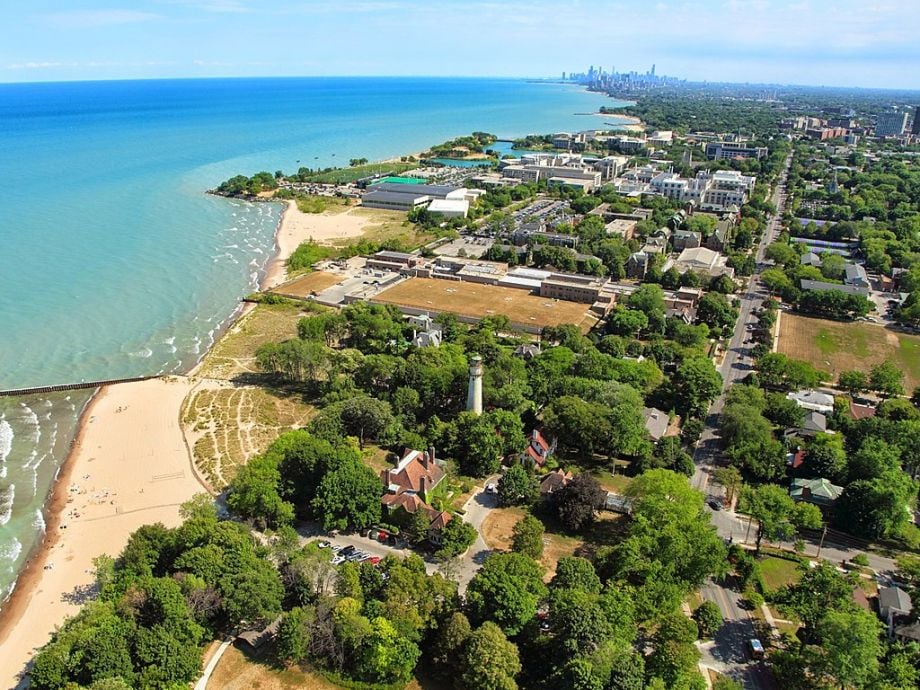 Image of Evanston coastline