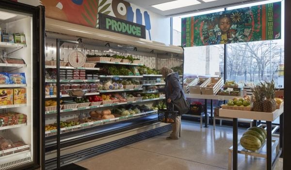 Inside Chicago's Go Green Community Fresh Market