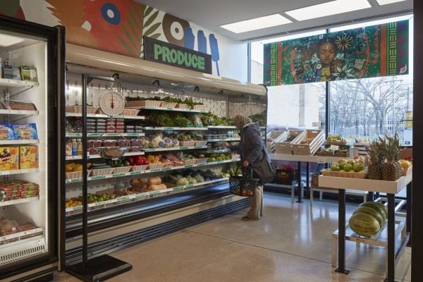 Inside Chicago's Go Green Community Fresh Market