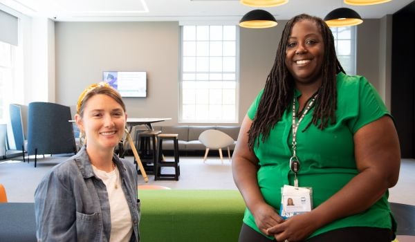 Two nurses in Philadelphia’s Nurse-Family Partnership