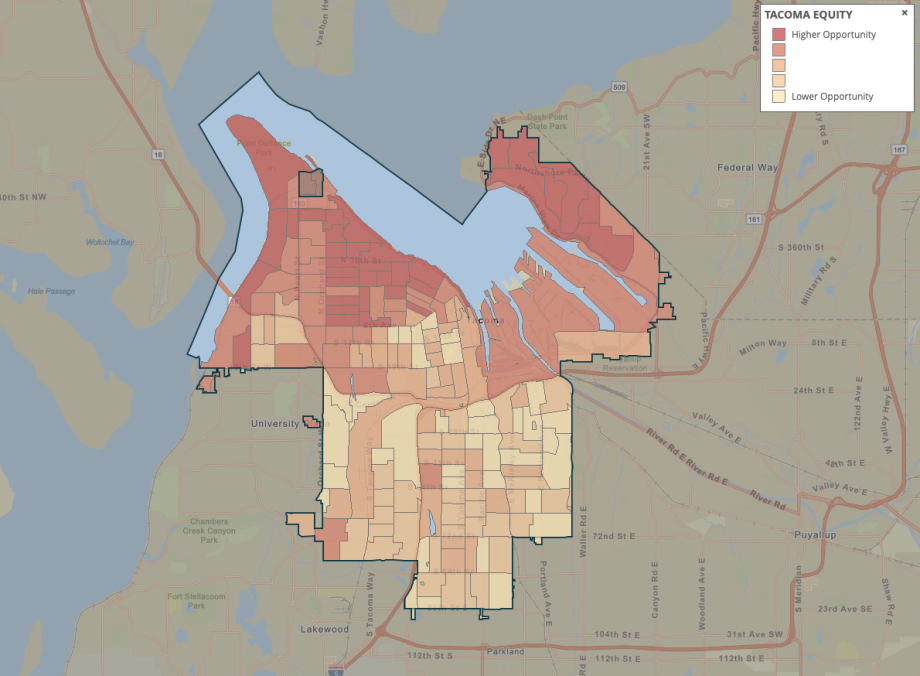 City Of Tacoma Gis Tacoma's Map To A More Equitable Future