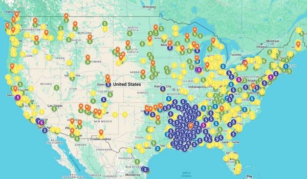 There are close to 1,500 CDFIs around the United States.