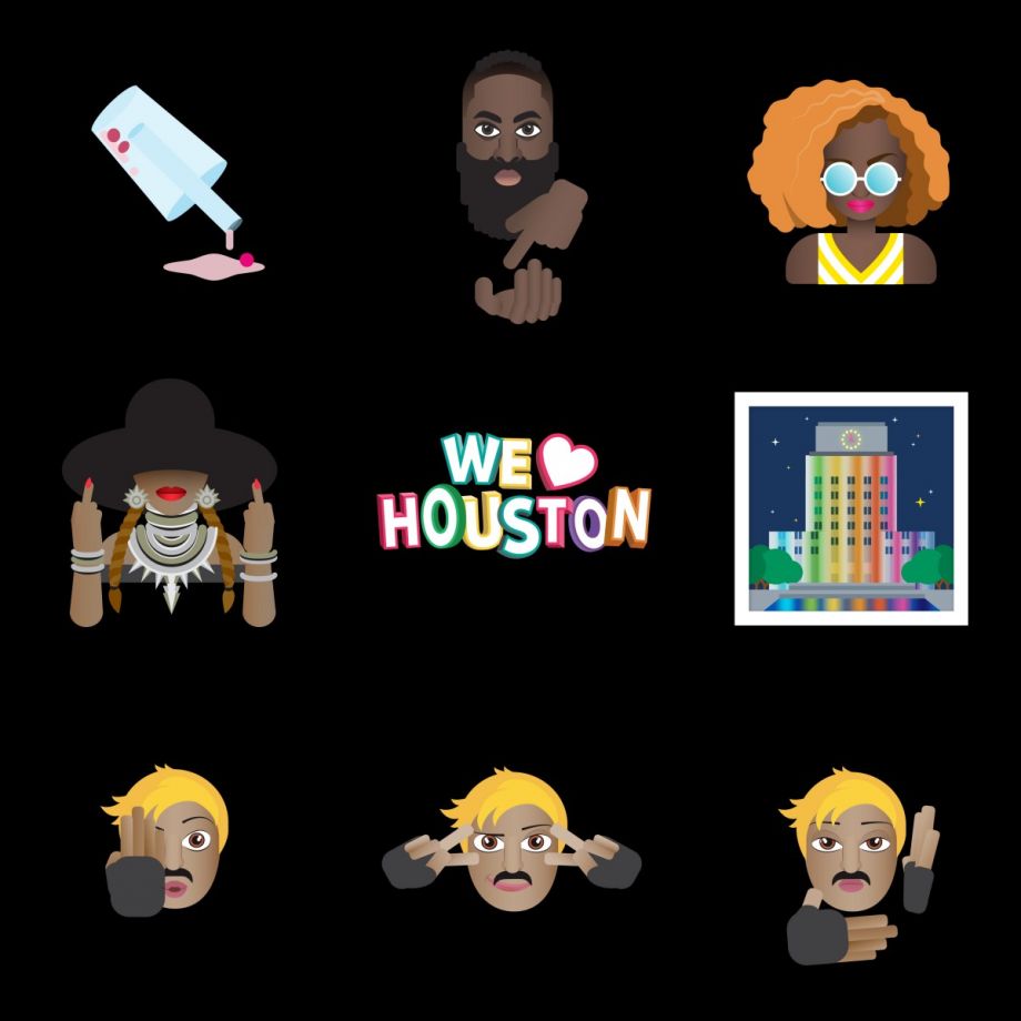 James Harden emoji, Houston Rockets, art work
