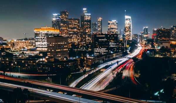 Los Angeles at night