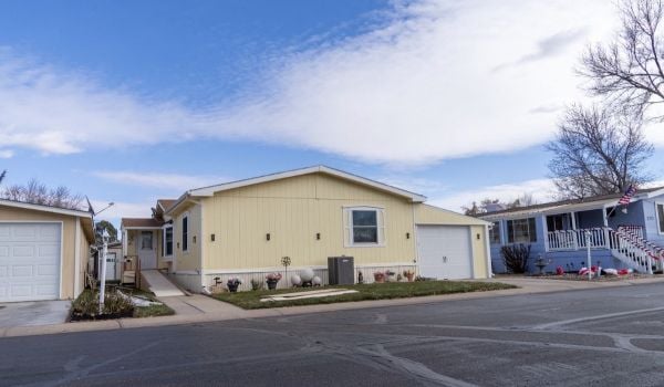 A mobile home park in Fort Collins, Colorado.