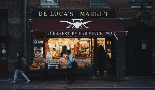 A small independent retailer in Boston downtown