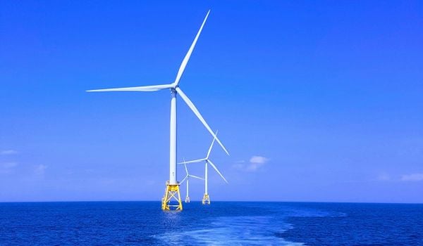 Block Island Wind Farm, America's first commercial offshore wind farm.