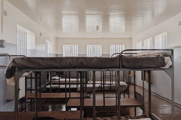 Bunk bed at Robben Island Prison