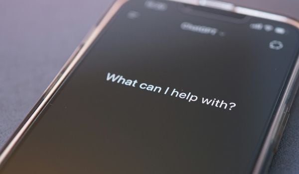 ChatGPT being used on a phone